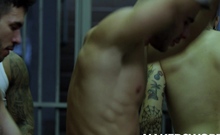 Nakedsword Jail Officer Sir Peter Joins Bareback Group Sex