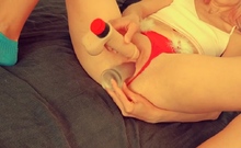 Milf's First Time Fulfilling Client's Wishes on Cam