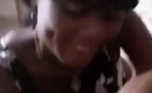 African Princess Pleasures A Huge White Cock